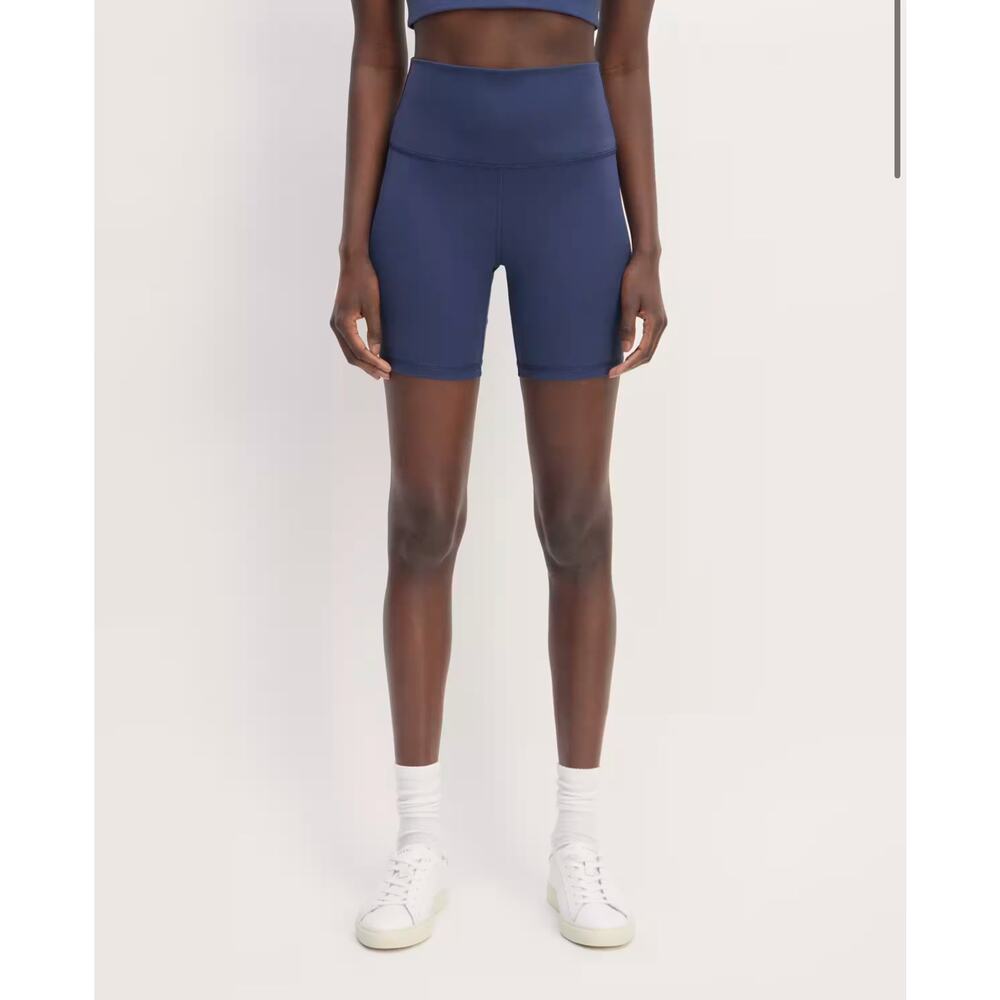 NWT Everlane The Perform Bike Short Ocean Blue Size XXS
